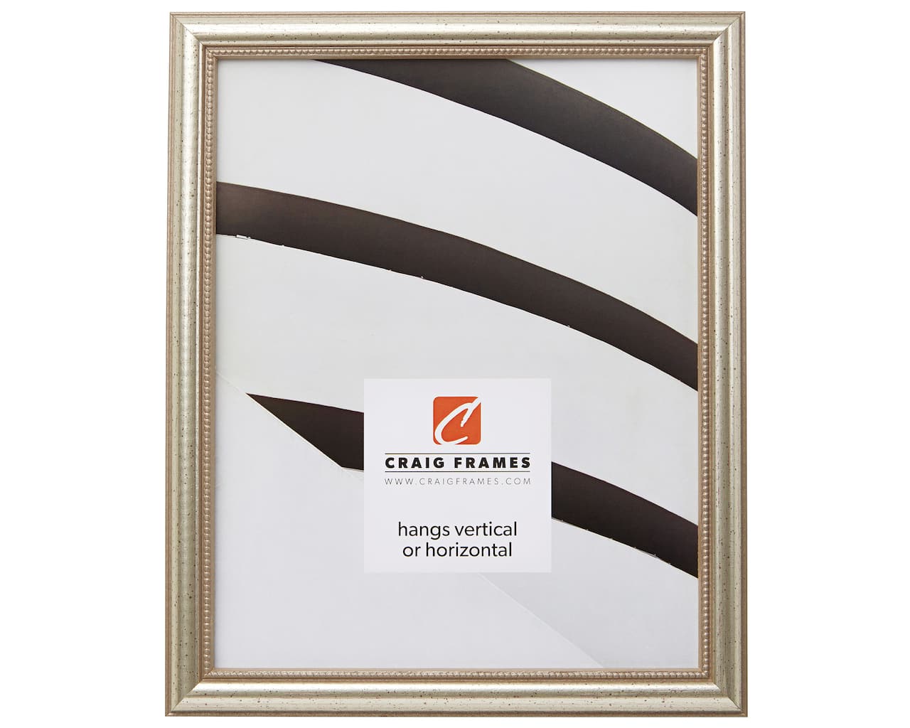 Craig Frames Stratton Aged Pewter Picture Frame